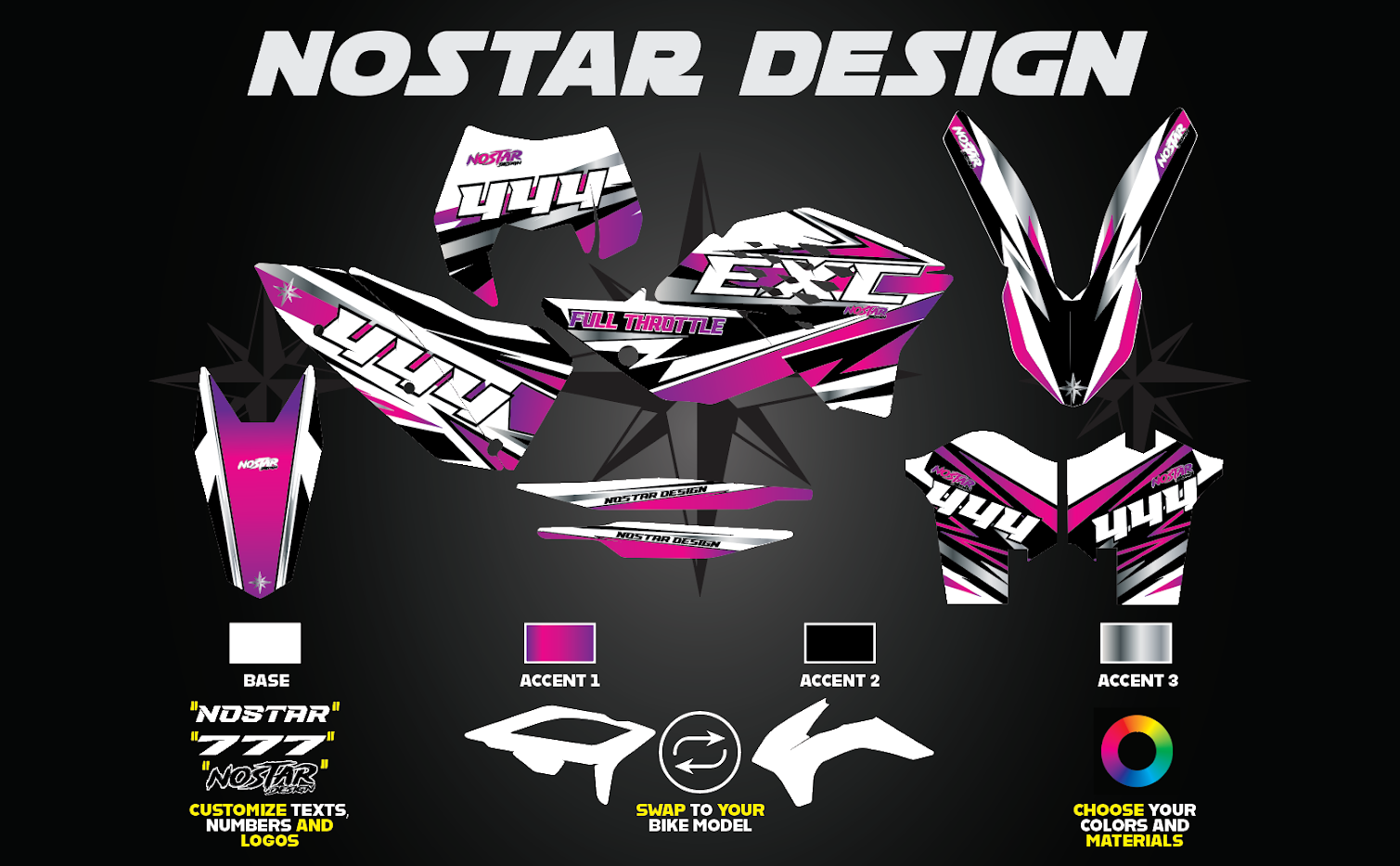 Pink Sunset Graphics KTM 2008-2011