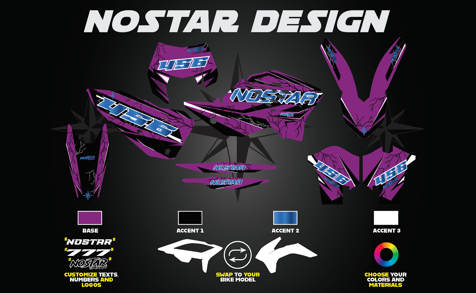 Purple Rain Graphics KTM EXC 2008-2011