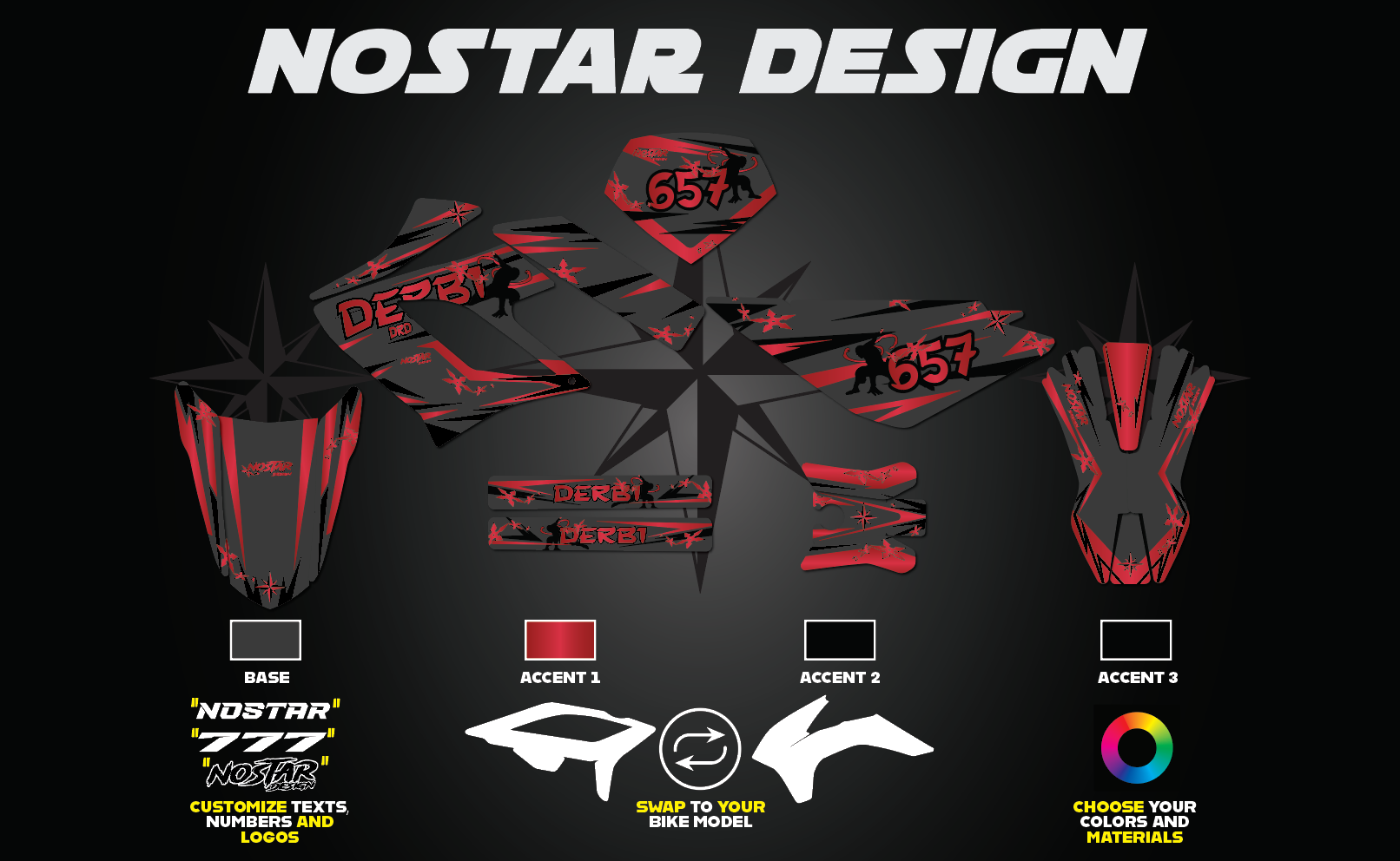 Ninja Graphics Derbi Senda DRD Racing 04-09