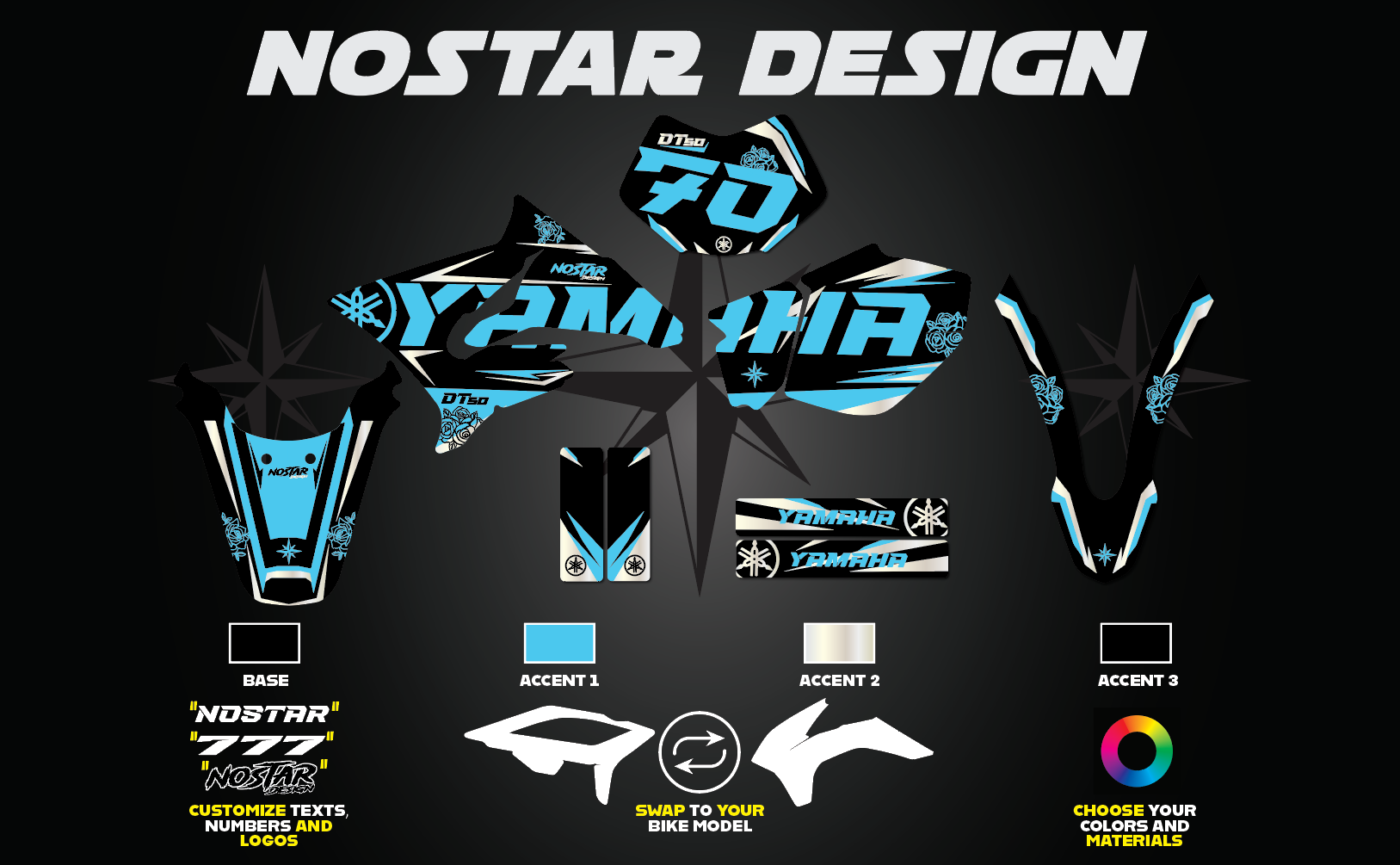 Frosty Strike graphics Yamaha dt 50 2003-2013