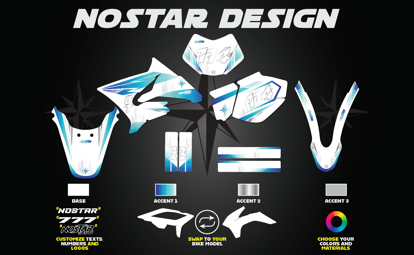 White Forest Graphics Yamaha DT 50 2003-2013