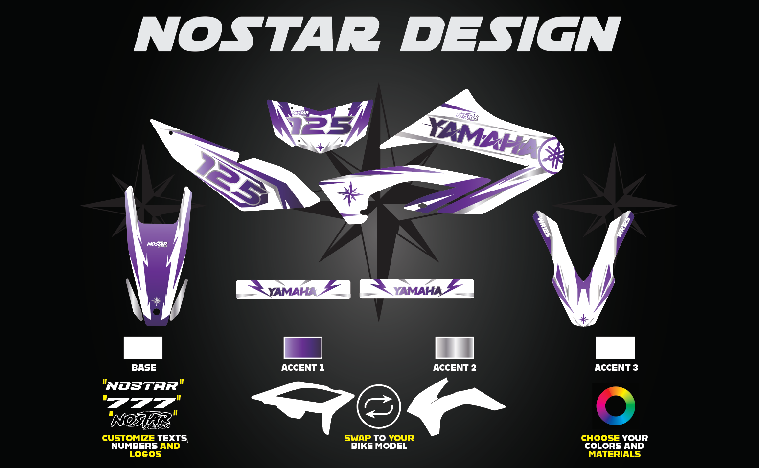 Purple Amethyst Yamaha WR 125 07-16
